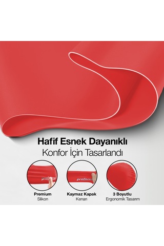 Bone Silikon Yüzme Bonesi Sb01 Kırmızı