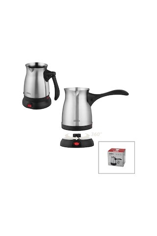 Bezos Elektrikli Cezve Türk Kahvesi 500 Ml 6 Fincan Çelik Bezos1
