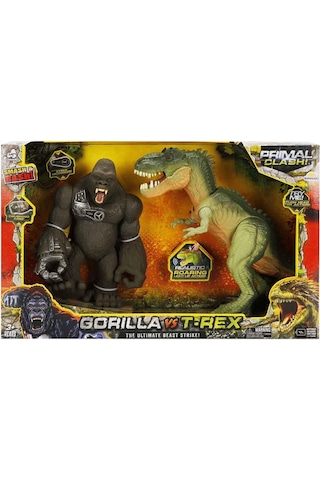 S01071144 Oyun Set Primal Clash Gorilla/trex 2li