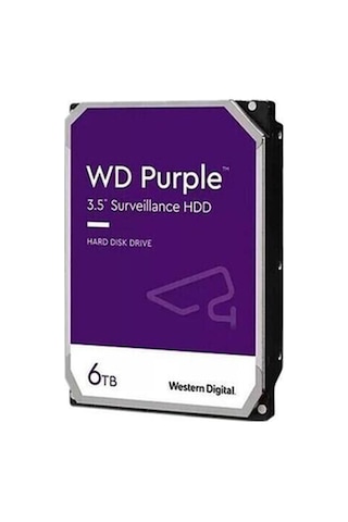 6 Tb Wd 3.5 Purple Sata3 5700rpm 256mb 7/24 Guvenlık Wd63purz 3 Yıl Resmı Dıst Garantılı -119106