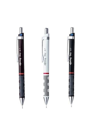 Tikyy 0,7 Uçlu Kalem 3'lü Set + Faber Castell Grip Min 0.7 2b 60 Mm 120 Li Karışık