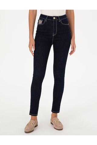 Pierre Cardin Kadın Koyu İndigo Pantolon Jean 50291382-vr089 Koyu İndigo