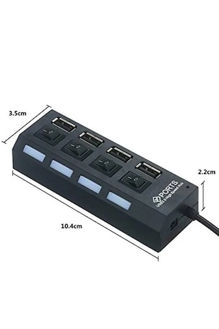4 Portlu Usb Çoklayıcı Yd-76 Usb 2.0