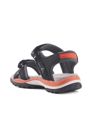 Lumberjack Yobo 4fx 101511170 Erkek Çocuk Sandalet Siyah Turuncu 31-35 001