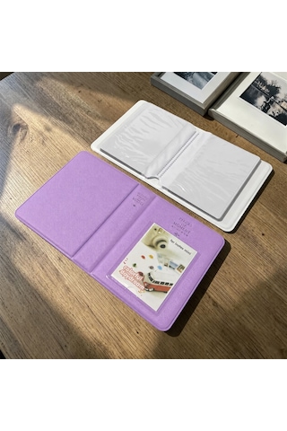 Fujıfilm İnstax Mini12 Fotoğraf Albümü 48+1 Fotoğraf Kapasiteli İnstax 6x9 Binder Kpop İthal Deluxe