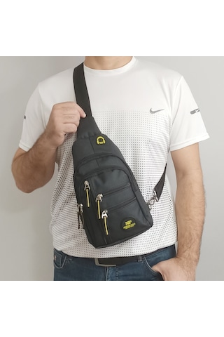 Lederax Çift Taraf Askılı Göğüs Çantası Bodybag LD266 Sarı Lederax Çift Taraf Askılı Göğüs Çantası Bodybag LD266 Sarı
