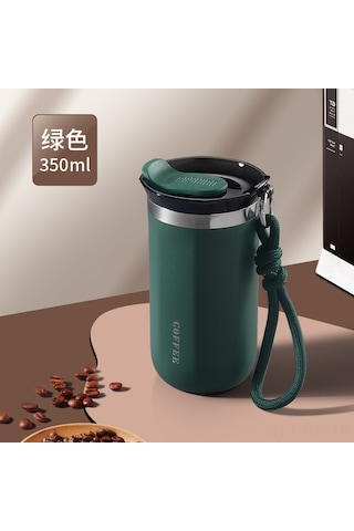 Reedark 304 Çelik Isı Saklama Kupa 350ml Yeşil - 6-12 Saat Isı Koruma - Öğrenci Kadınlar İçin Stilish Termos Bardak Diğer