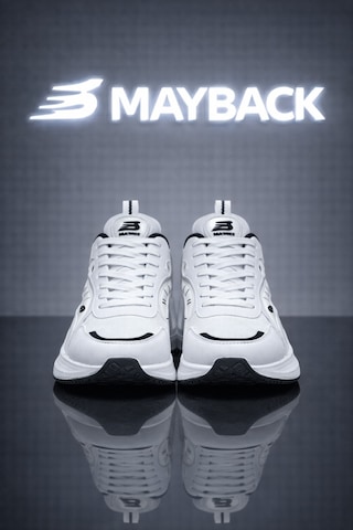 Mayback Erkek Spor Günlük Yazlık Ortopedik Ayakkabı Beyaz