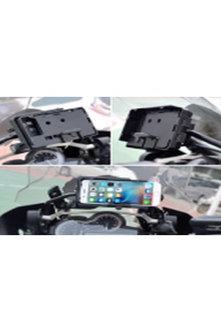 Bmw Kablosuz Şarj Özellikli Telefon Tutucu Tüm Motosikletlere Uya