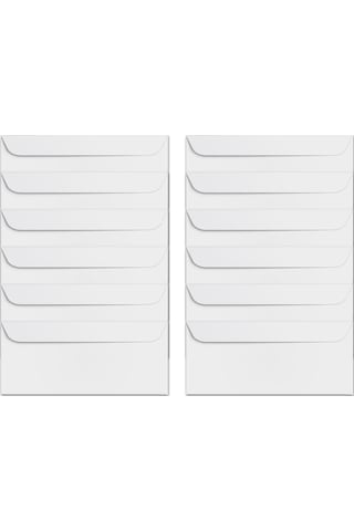 İstisna 12 Adet Beyaz Zarf 11x22 Cm