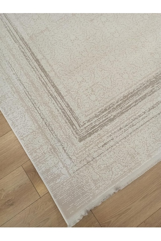 Tuğra Halı Bianca Bc04 Krem Vizon Salon Halısı
