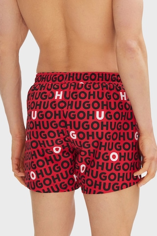 Hugo Erkek Mayo Short 50535412 612 Kırmızı-siyah Kırmızı-siyah