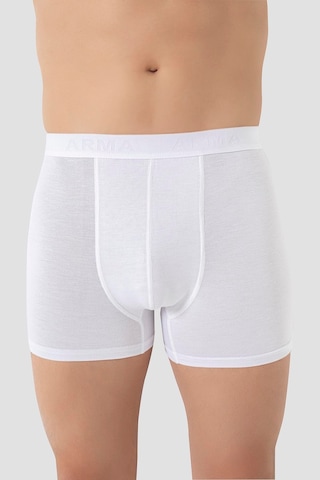 Arma Yıldız Erkek Beyaz Bambu Boxer 3'lü Paket Beyaz