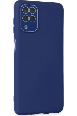 Flzdgnkr Newface Samsung Galaxy A22 Kılıf Lansman Glass Kapak - Sky Blue