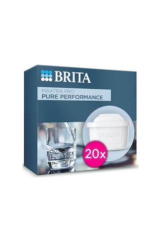 BRITA MAXTRA PRO Pure Performence Yedek Su Arıtma Filtresi, 20'li