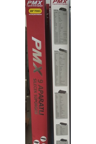 Pmx 48CM Muz Oto Cam Sileceği 9 Aparatlı