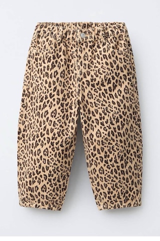 Minigimin Cicileri Leopar Desenli Kız Çocuk Kot Pantolon - Leopar Diğer