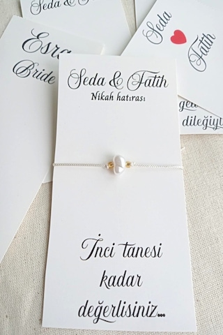 30 Adet Şans Bilekliği - Bride Hediye - Kına Hediye - Nedime