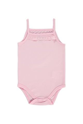 Civil Baby Kız Bebek Çıtçıtlı Badi 3-9 Ay Pembe 14587140513Y-4 Pembe