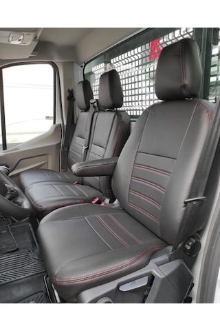 Ford Transit Tek Kabin Araca Özel Deri Oto Koltuk Kılıfı (468048858)