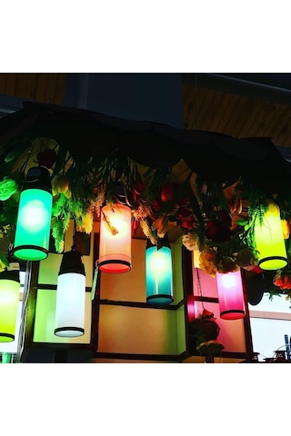 Seka Tech 6 Farklı Renk Su Geçirmez Dekoratif Zita Kapsül Fener 6'lı