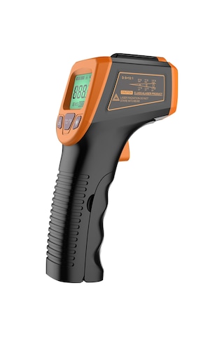 Dofolink El Tipi Entegre Enstrüman: Gm320s Kırmızı Inframerahat Termometre, -50 C İle 600 C Arası Hassas Ölçüm, Lcd Göstergeli, Plasti K Vücut