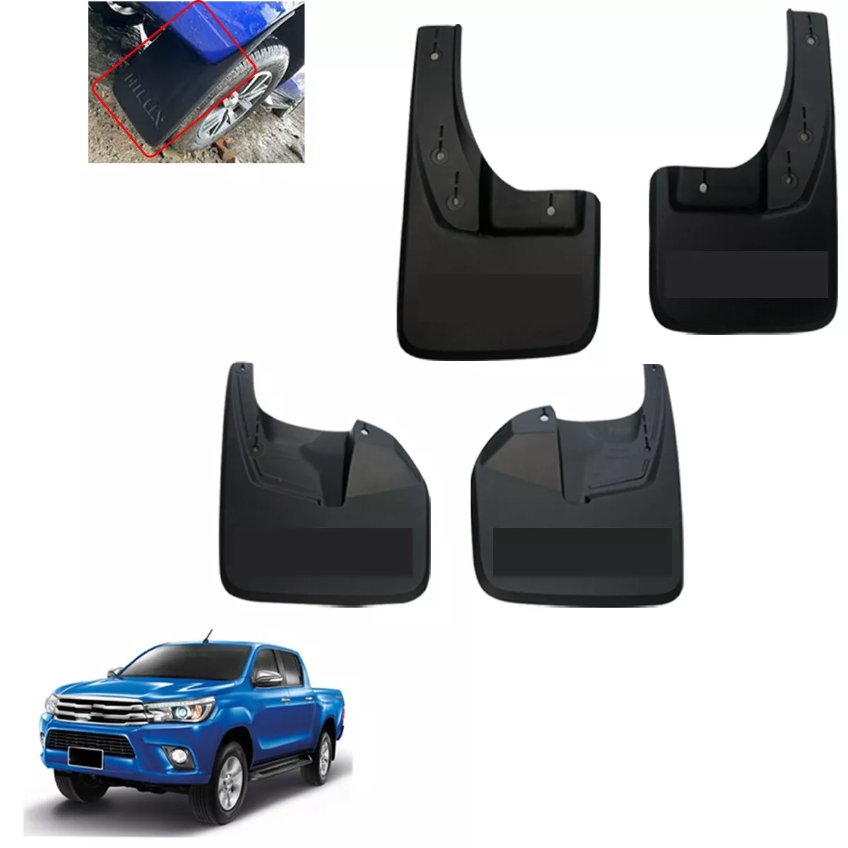 Toyota Hılux Revo 2016 2023 Paçalık 4lü Set