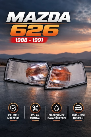 Mazda 626 Ön Sinyal Takımı Sağ+sol Mazda 626 Ön Sinyal Takımı Sağ+sol