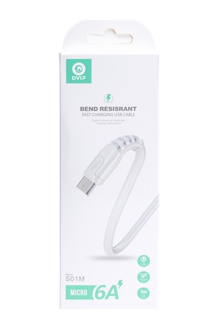 DVIP S01M 6A 67W Fast Charging UsbA to Micro Hızlı Şarj Kablo 1M