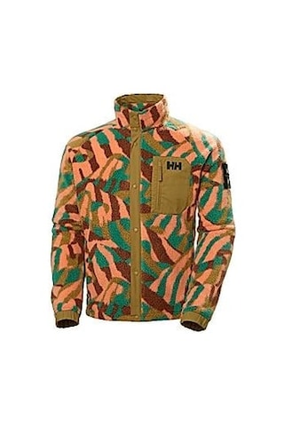 Helly Hansen Panorama Printed Pile Snap Mont Erkek Polar-28824-turuncu