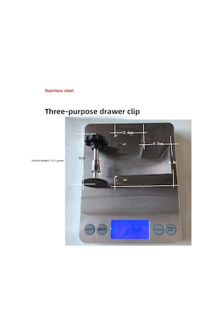 Yunboo Üç Kullanimli Uzun Eğri G-simsekli Paslanmaz Çelik Dolap Panel Sabitleyici Klip - Kayma Önleyici Paspaslı Ve Yüzey Korumalı 152g Diğer