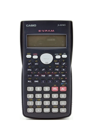Casio FX-82MS Fonksiyonlu 10+2 Hane Bilimsel Hesap Makinesi