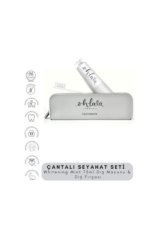 Ohlala Whitening 75 Ml + Dental Luxe Diş Fırçası Premium Seyahat Seti