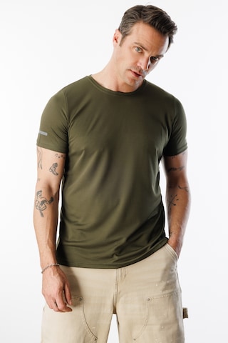 Genius Store Erkek Nem Emici Hızlı Kuruma Atletik Teknik Performans Spor T-shirt Drıfıt-kısakolnew Haki