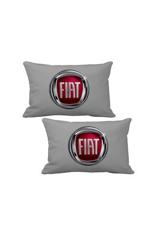 Fiat 2 Li Lüks Araç Boyun Yastığı 5 Renk Ahşap Anahtarlık