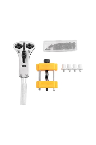 Saat Kasası Çıkarma Montajı Üç Pençeli Açık Kapak Seti Saat Tamir Takımı