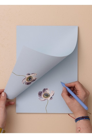 The Mia Art Line Mini Notluk Anemone 21x30 Cm 40 Yaprak