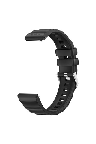 Huawei Watch Gt4 / Gt5 / Gt6 41 Mm / Gt5 Pro 42 Mm Uyumlu 18mm Tokalı Lansman Silikon Kordon