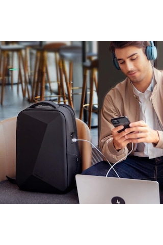 Mark Ryden Protector Iı Laptop Sırt Çantası Kilitli Usb Şarj Kitli Çanta Mr9405sj 00 45x15x30 Siyah