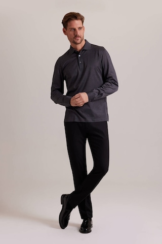 Ysf Erkek Gri Polo Yaka Sweatshirt