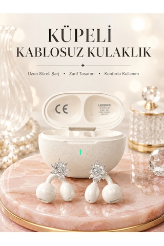 Küpeli Kablosuz Kulaklık Uzun Süreli Batarya Performansı Diğer