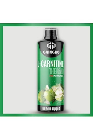 L-carnitine Thermo - Yeşil Elma Aromalı - 3000 Mg L-karnitin - 1000 Ml - 40 Servis