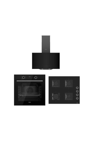 Ferre Fryart XE63CS - SS205 -D063 Siyah Ankastre Set