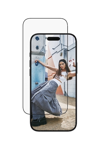 Safe. By Panzerglass Apple Uyumlu iPhone Air Ultra-wide Fit Çerçeve Aparatlı Siyah Çerçeveli Ekran Koruyucu