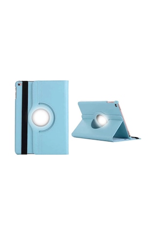 Apple Uyumlu iPad, 5. 6. Nesil 2017 2018 9.7" Inc Tablet Standlı 360 Dönebilen Deri Kılıf Leather Case Kılıf