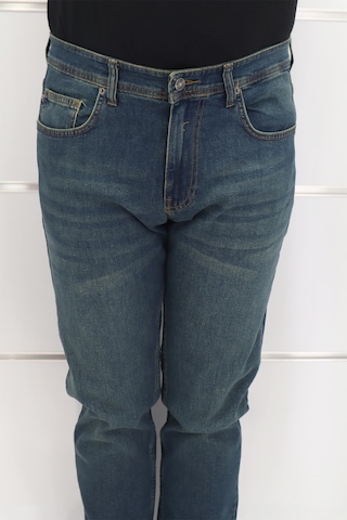 Denim Cartel Dmctekstil Erkek Yeşil Yüksek Bel Rahat Kesim Boru Paça Jean Pantolon Yeşil