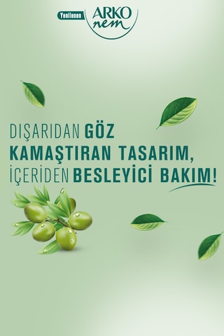 Arko Nem Besleyici Bakım Kremi Zeytinyağlı 250+60 Ml