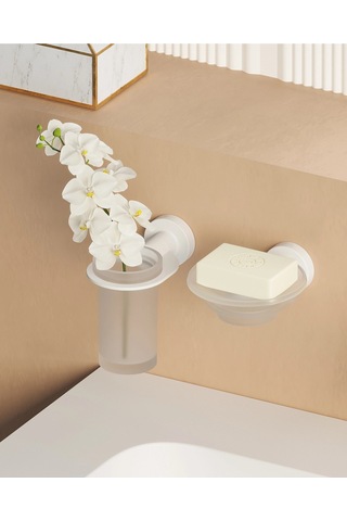Tecno White Sabunluk - Mat Beyaz Mat Beyaz