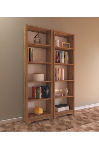 Nur Mobilya 2'li Kitaplık Seti Atlantikçam