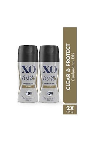 Xo Clear & Protcet Erkek Sprey Deodorant 2 x 150 ML